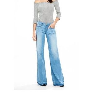 Express Mid Rise Flare Jeans